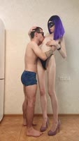 Alisa_Bandicoot - Alisa's Sweet Surprise: Tall Beauty Meets Petite Adorable