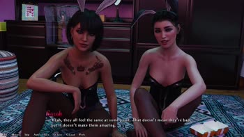 AVN Teller's Ebony Fantasy in 'Being a Dik' Visual Novel