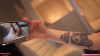 Red Rock's Hotel Hookup: Wild Creampie Action in 60FPS POV