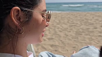 Emily Cooper's Beachside Seduction: Stepsister's Public Creampie
