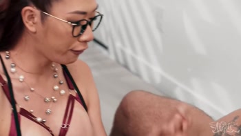 Roman Todd Pours His Seed on Aerie Rei's Redhead Face