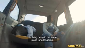 pussy - Risky Ride: Nuriá Millan's Taxi Takeover - Hard-Fucked and Begging for More