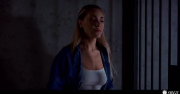 Bonde Secretary Facefucked in Prison - Working Girl Freeze Fucked by Stranger