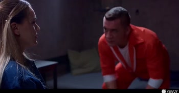 Bonde Secretary Facefucked in Prison - Working Girl Freeze Fucked by Stranger