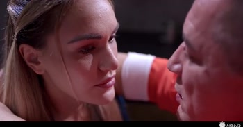 Bonde Secretary Facefucked in Prison - Working Girl Freeze Fucked by Stranger