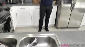 Blonde Teases Big Dick Stepbro and Seduces Him To Fuck Her - Winter Bell