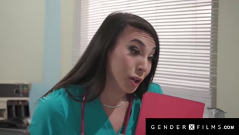 Kasey Kei's Hospital Hustle: Wolf Hudson Fucks Trans Nurse