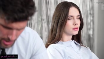 Tutor Teaches Schoolgirl Slut How To Ride His Cock