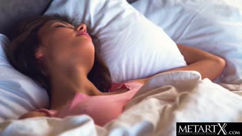 Mila Azul's Morning Delight: Perfect Breasts and a Sizzling Orgasm