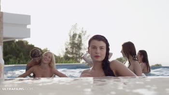Gina Gerson, Kiara Lord & Lucy Li Sizzling Summer Lesbians Party