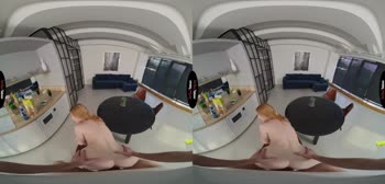 Sizzling Redhead's Searing Step Fantasy in 180° VR