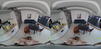 Sizzling Redhead's Searing Step Fantasy in 180° VR