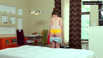 Amy's Tender Touch: Russian Virgin Gets Her First Massage