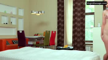 Amy's Tender Touch: Russian Virgin Gets Her First Massage