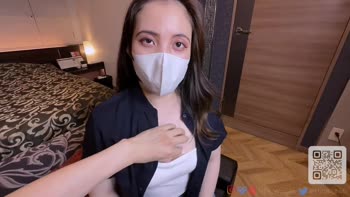 NTR_Woman's Sensual Solo Ride: Petite Brunette Fingering Her Big Cock
