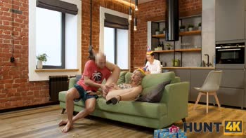 Honey's Russian Anal Bliss: Cuckolded Hubby Watches