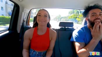 Violet Reign's College Adventure: Cutting Class for Miami Cock