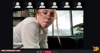 MollyRedWolf's Taboo POV: Rough Fuck in Public with Cum on Glasses