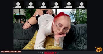 MollyRedWolf's Taboo POV: Rough Fuck in Public with Cum on Glasses