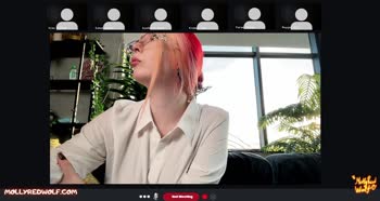 MollyRedWolf's Taboo POV: Rough Fuck in Public with Cum on Glasses
