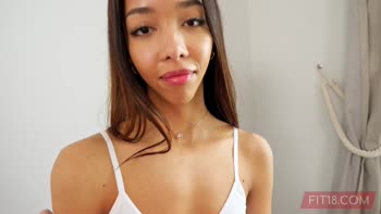 Lia's Scorching 60FPS Workout Wonders: POV Gym Fit