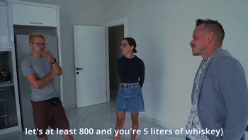 Ghomestory - Husband Watches Cheating Wife's Sizzling Cuckold Reel with Realtor
