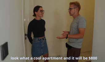 Ghomestory - Husband Watches Cheating Wife's Sizzling Cuckold Reel with Realtor