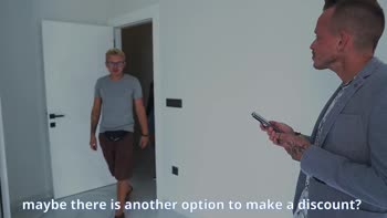 Ghomestory - Husband Watches Cheating Wife's Sizzling Cuckold Reel with Realtor