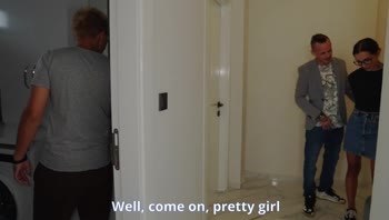Ghomestory - Husband Watches Cheating Wife's Sizzling Cuckold Reel with Realtor