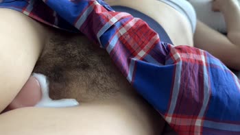 Sohoti69's Hairy Stepfantasy: Close-Up POV Creampie Delight