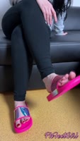 PhFeetGirl's Sensual Feet POV in Cozy Slippers
