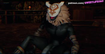 Raiden Shogun's Genshin Impact Delight: Sweetlife060's Anime Creampie