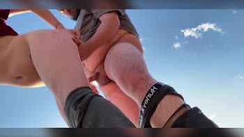 Scotiabuns' Beachside Orgy: Tight MILF Takes Thick Dick in Public