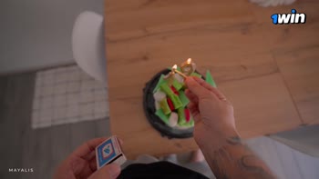 MayaLis's Birthday Surprise: Step Sis's Perfect Ass Filled with Cum
