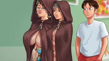 Summertime Saga's Steamy Secrets: AdultArcade's Mia & Principal Smith 60FPS HD
