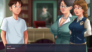 Summertime Saga's Steamy Secrets: AdultArcade's Mia & Principal Smith 60FPS HD