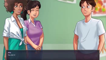 Summertime Saga's Steamy Secrets: AdultArcade's Mia & Principal Smith 60FPS HD