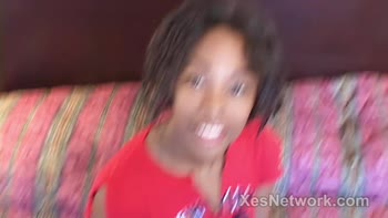 First-Time Ebony Cutie's POV Debut - 18-Year-Old Petite Teen (18+)'s Casting