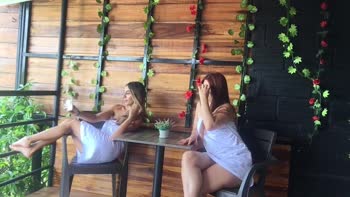 Sonya_fox & karol_grey4: Sultry Latin Lesbians Masturbate and Go Wild