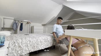 Exclusive Babe's Naughty Secret: Stepbro Sticks It In