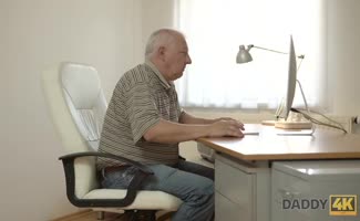 DADDY4K. Boyfriend Caught Girl Ornella Morgen having old