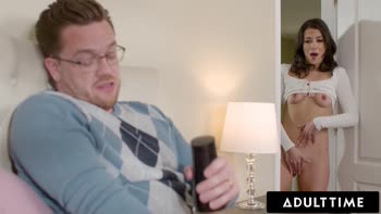 Natalie Brooks Spies on Stepdad's Secret Pleasures, Joins in for Taboo Fun with Kyle Mason