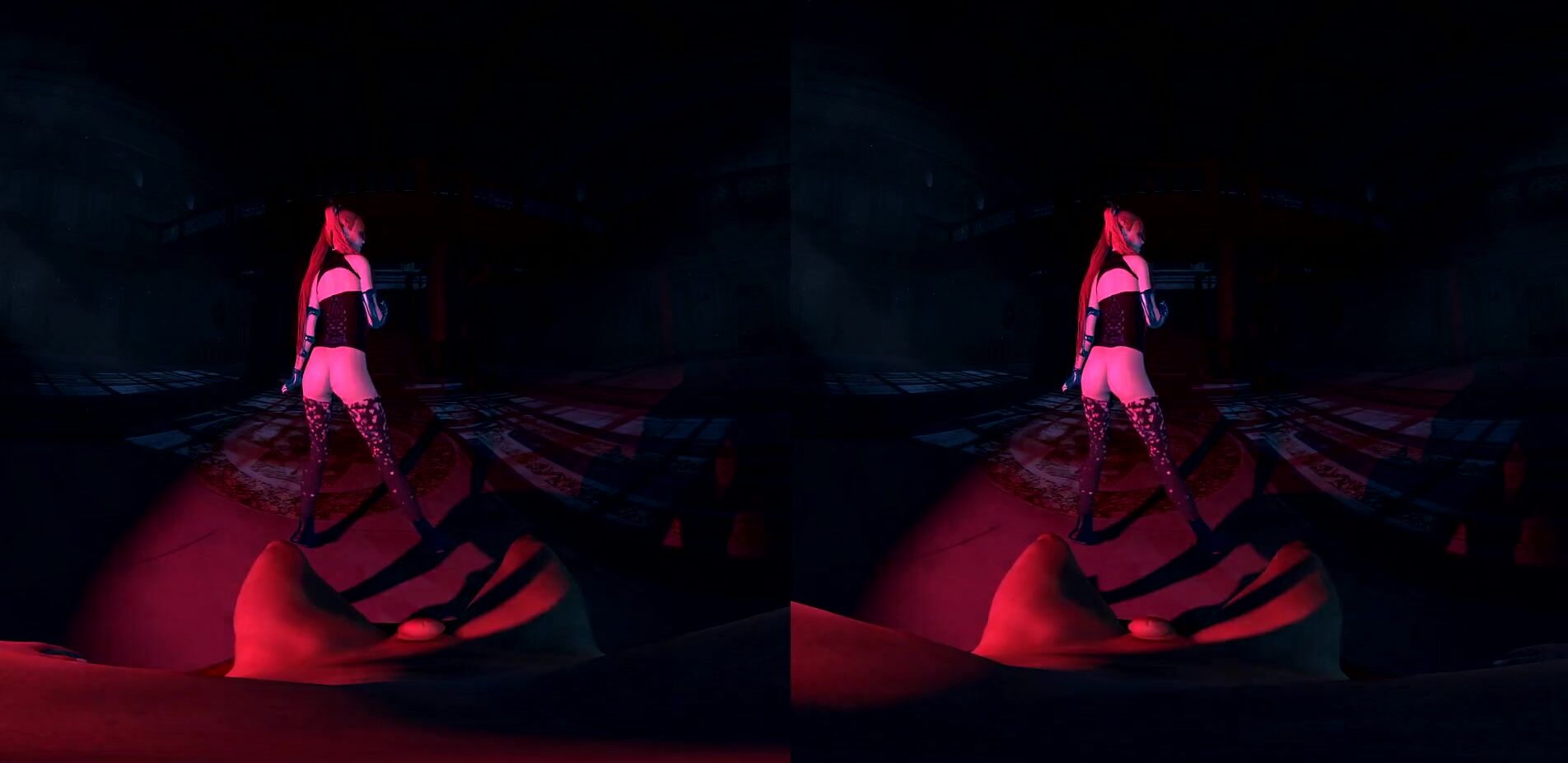 Cowgirl with Sexy Big Tits Vamp - Akiko - Motion Capture by Cuddle Mocap