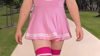 Lucas Nathan King's Mini Dress Transgender Flashing Delight