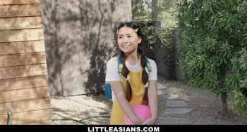 Cute Little Asian Fucked By Her Neior Couple