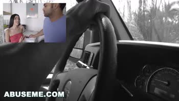 Kiley Jay Seduces Ride Share - Rough Ride with Derrick Ferrari
