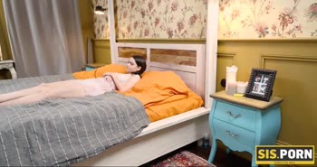Blonde Stepbrother's Instincts Get the Best of Him in Steamy Stepsis Sesh