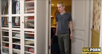 Blonde Stepbrother's Instincts Get the Best of Him in Steamy Stepsis Sesh