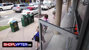 Clarke Kent's Mall Prank: Nicole Luva's Hairy Pussy Seduction