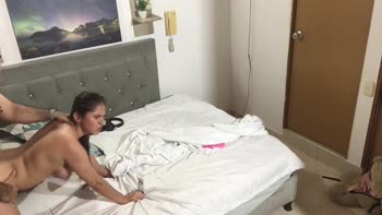 May Mccarthy - May's Sugar Daddy Fantasy: Petite Tattooed Babe Rides Doggy